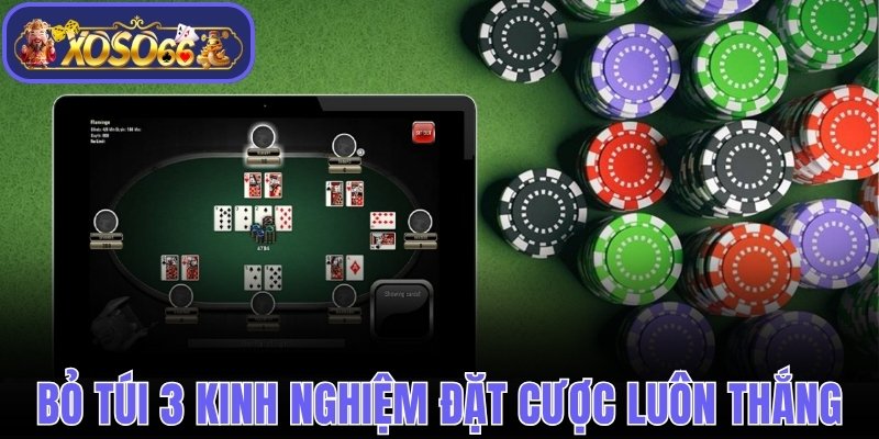 Bỏ túi 3 kinh nghiệm đặt cược luôn thắng