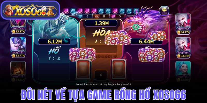Đôi nét về tựa game Rồng Hổ Xoso66 siêu cuốn 