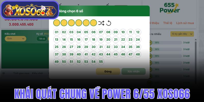 Khái quát chung về Power 6/55 Xoso66